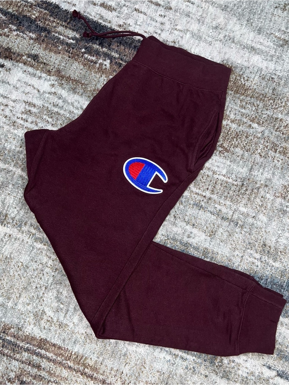NEW Champion Reverse Weave Maroon Jogger Sweatpants